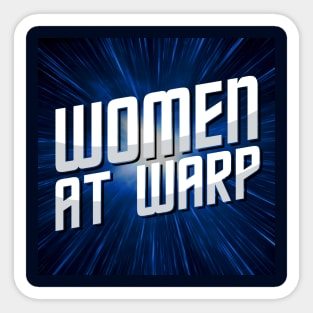 Women at Warp Logo Sticker